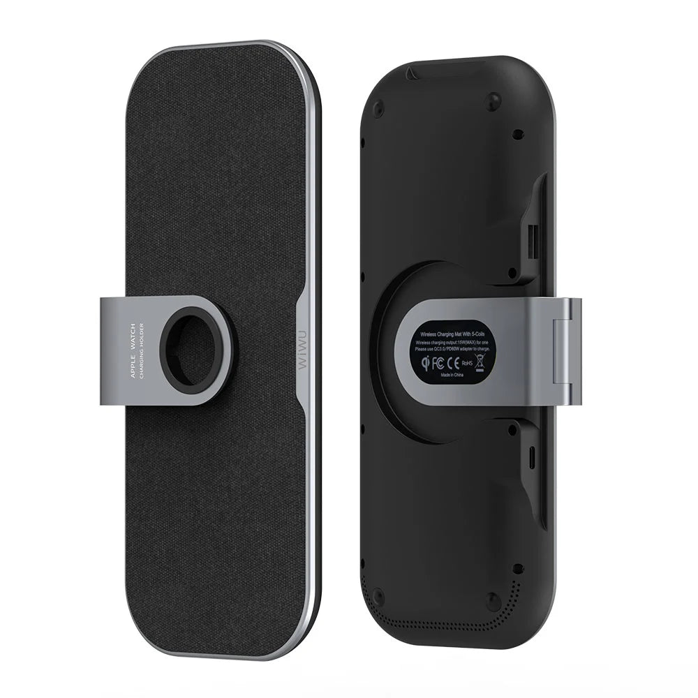 WiWU Power Air PA3IN1B Wireless Fast Charger Stand 3 in 1 High speed Desktop for iPhone iWatch Airpods WiWU Power Air PA3IN1B Wireless Fast Charger Stand 3 in 1 High speed Desktop for iPhone iWatch Airpods
